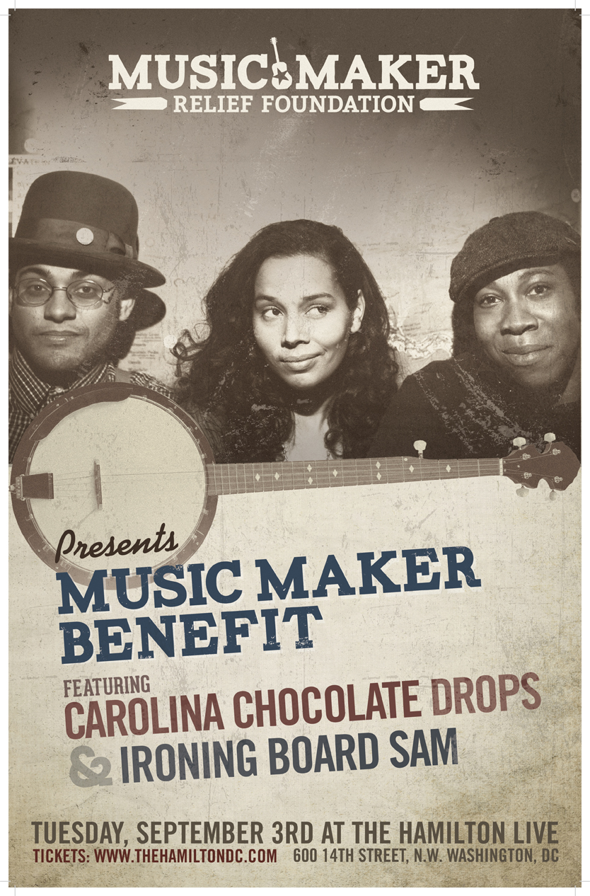 Carolina Chocolate Drops perform at benefit for MMRF on 9/3!